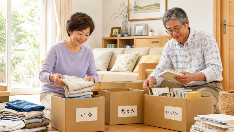 50代60代から始める断捨離と生前整理｜無理なく進める具体的な手順