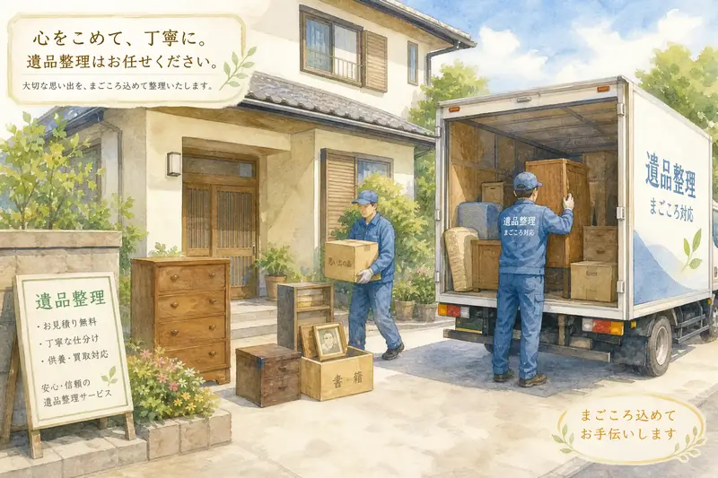 戸建て住宅の遺品整理
