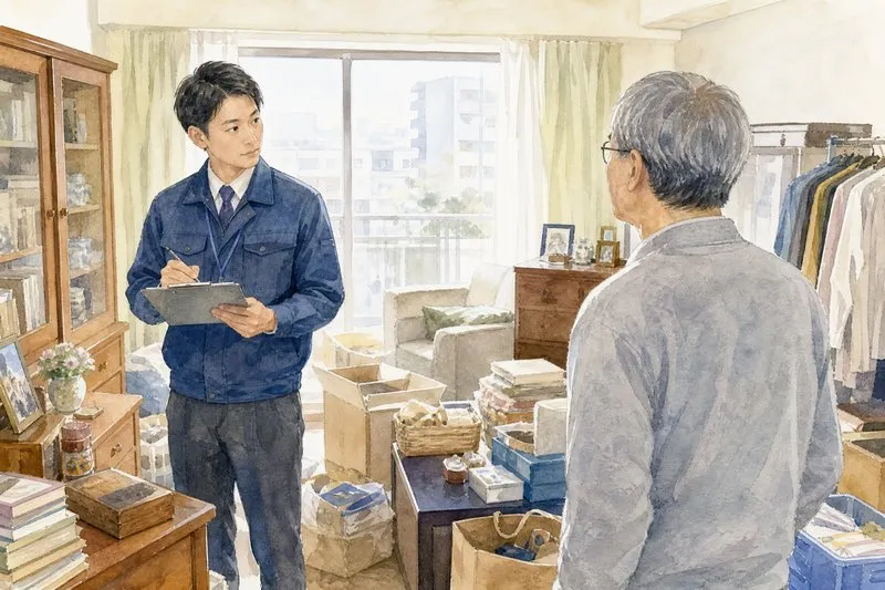 遺品整理の費用見積もり