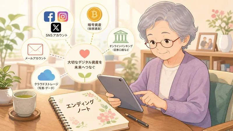 デジタルエンディングノートの作り方｜スマホ・クラウドで安全に残す完全ガイド