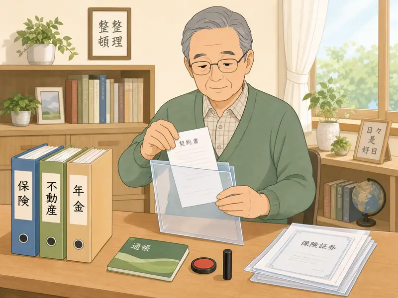 生前整理で整理すべき重要書類一覧と保管方法