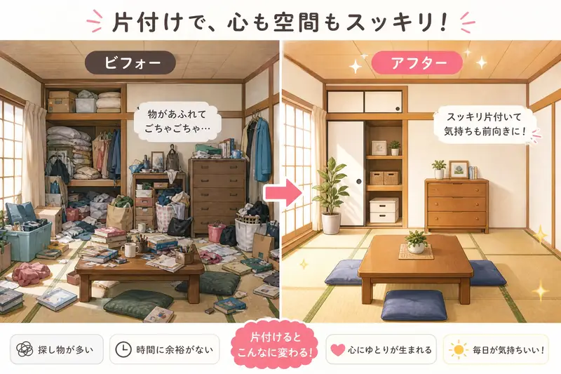 整理された部屋のイメージ