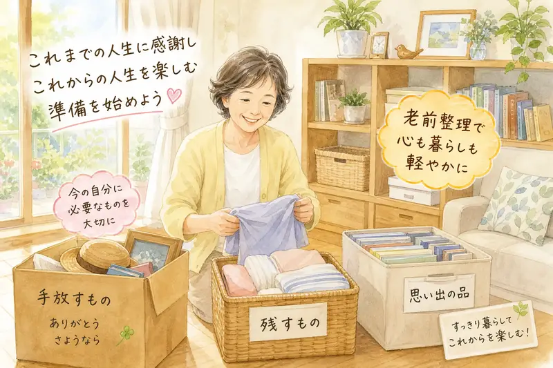 60代から始める老前整理入門｜元気なうちに始めるメリットと具体的な手順