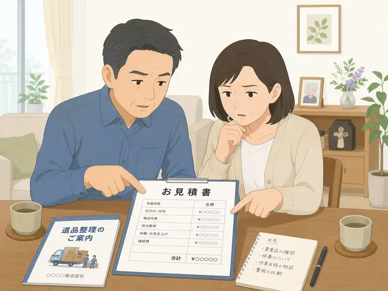 遺品整理の追加料金が発生するケースと防止策